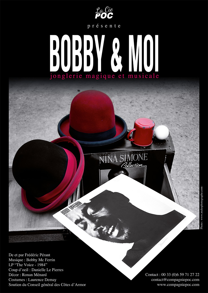 L'affiche du spectacle Bobby & Moi